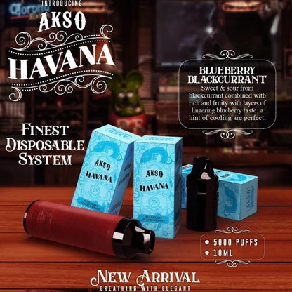 AKSO HAVANA BLUEBERRY BLACK CURRANT